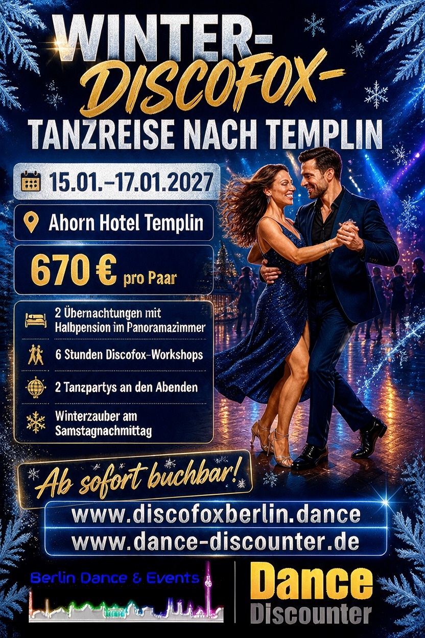 Tanzreise Plan 13. - 17.01.2027